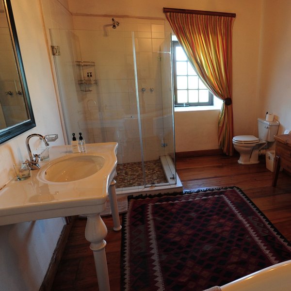 …a shower and a toilet.