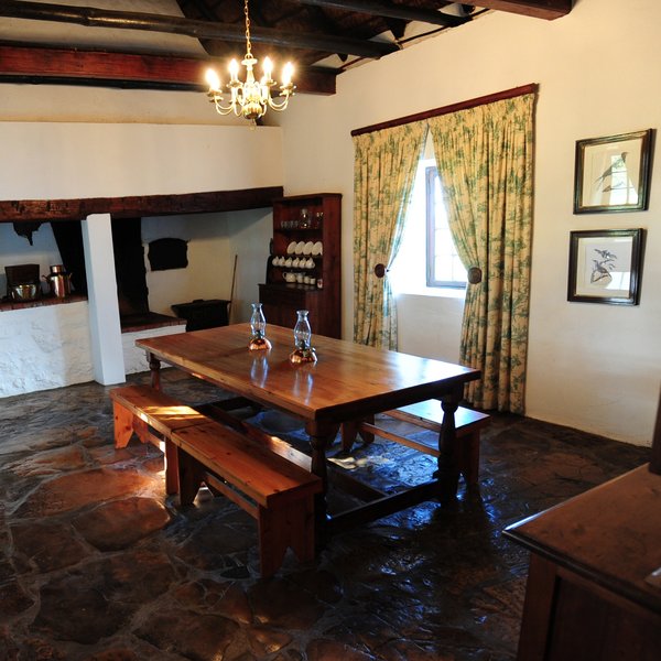 Although there is an antique kitchen, the manor is fully catered for.