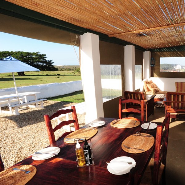 …or outside on a deep veranda,…