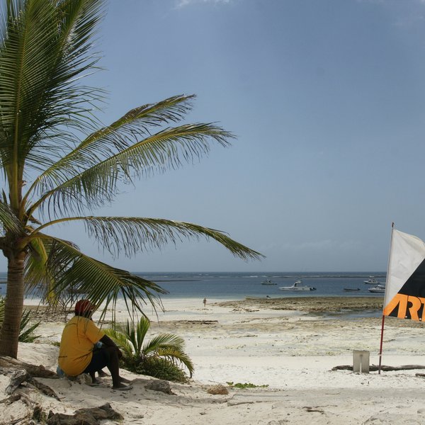 …directly onto the beach.