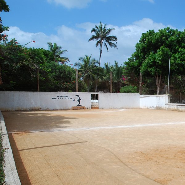 … a tennis court…