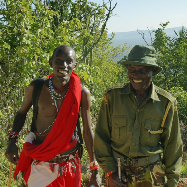 …which your guide and armed escort will see you safely across.