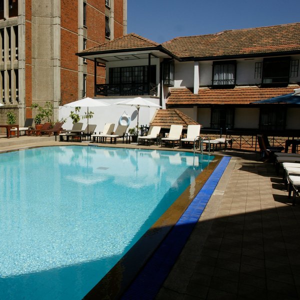 There is a heated outdoor pool...