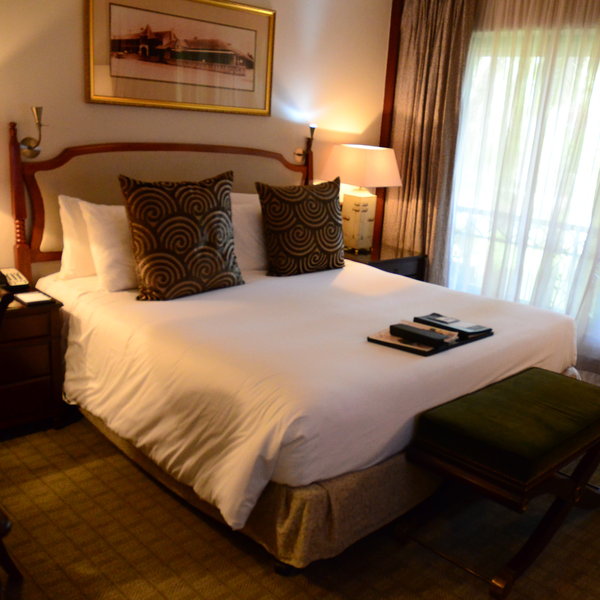 The rooms have either a king, queen or two twin beds…