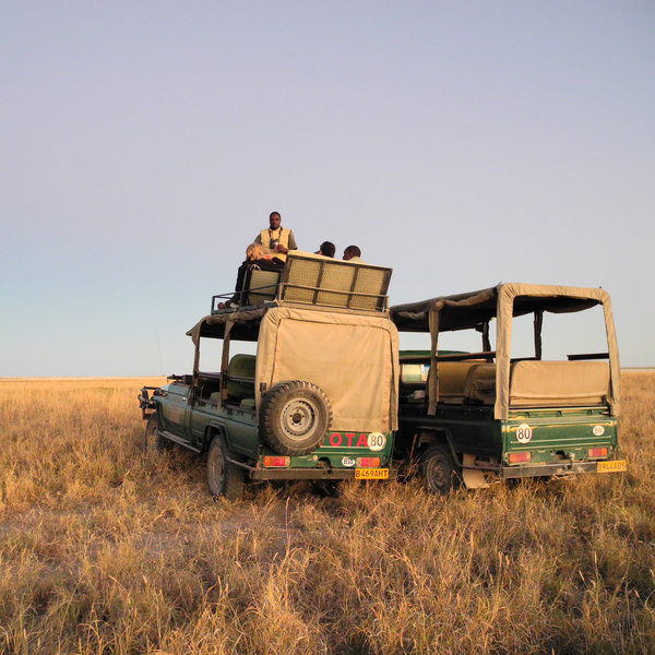 ...even the game drive vehicles are a little different here