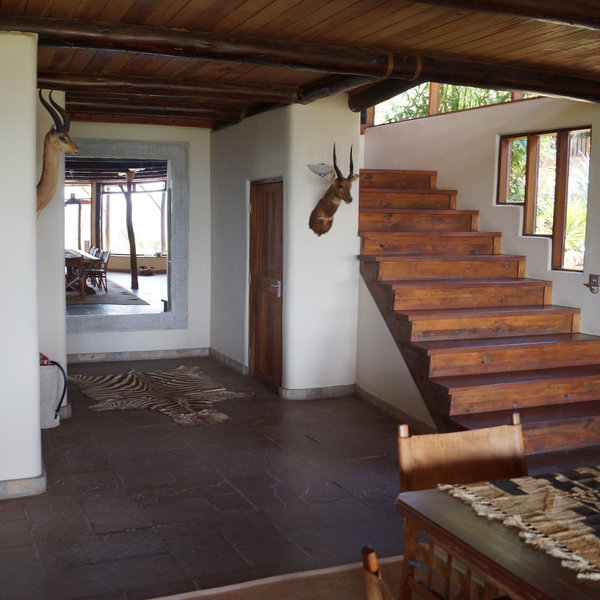 Yet even downstairs it's light and welcoming.