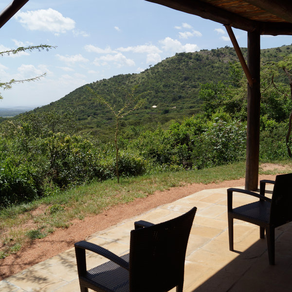 …and a private verandah.