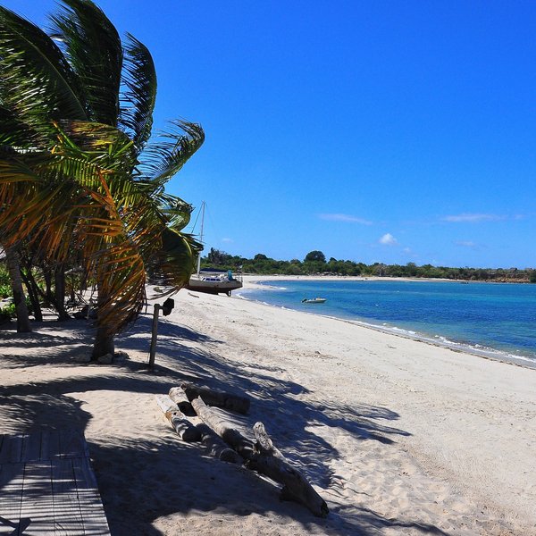 Kimbilio Lodge offers a nice beach...