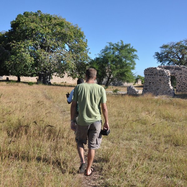 ...and walk around the Kilwa Kisiwani ruins,