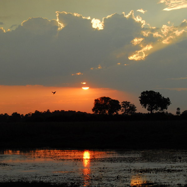 Sunsets can be wonderful from the main area and...