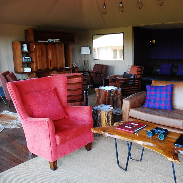 The lounge area is a nice space to relax, with a mixture of traditional furnishings….
