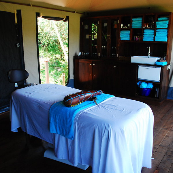 Or perhaps indulge in a spa treatment in the open fronted spa tent.