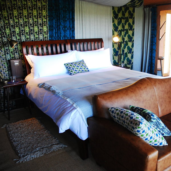 The tents appear vast on the outside, though smaller and cosy on the inside.