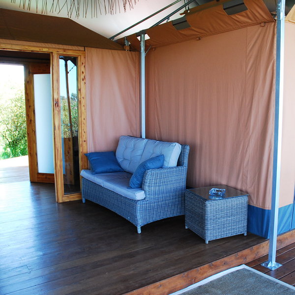 … as well as a lounge area.