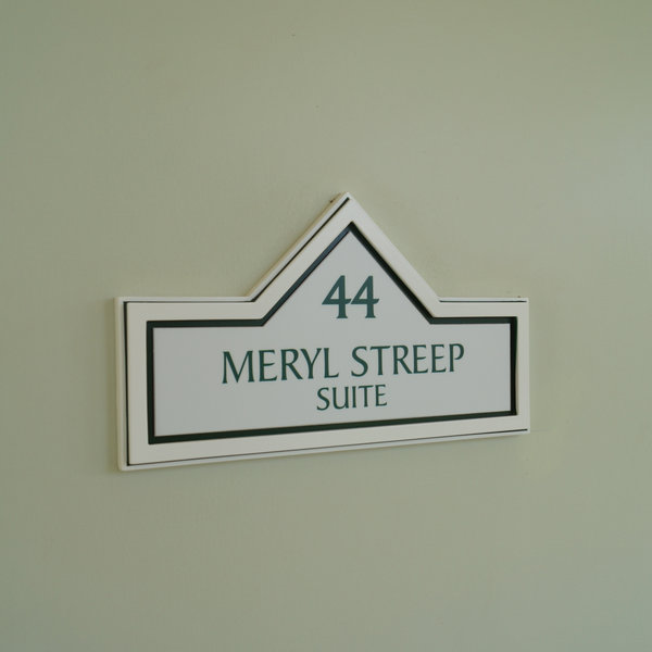 All the rooms are themed. #44 is in the "Hollywood" wing…