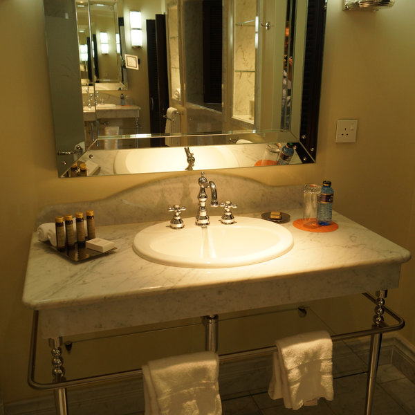 …with two, large basins…