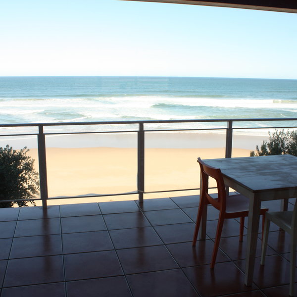 and a balcony with stunning sea views.