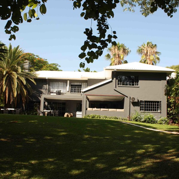 Latitude 13 is a contemporary guest house as can be seen by the exterior.