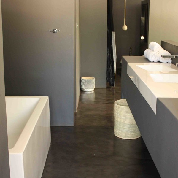 with an en suite including
