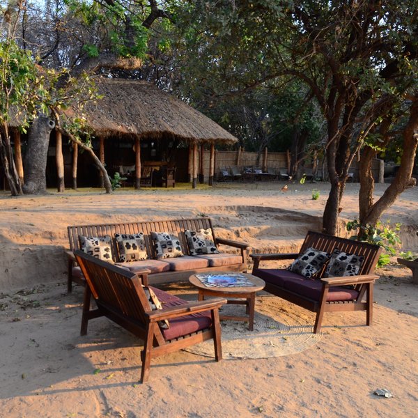 Or sit in the 'outside lounge' where you can enjoy views across the river.