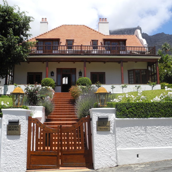 Acorn House sits at the foot of Table Mountain