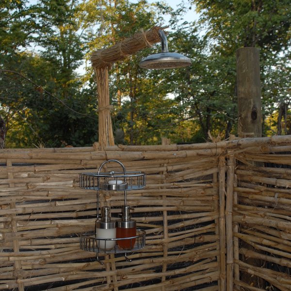 ...an outdoor rain shower...