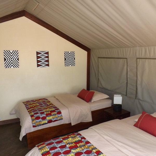 Both twin and double beds are available.