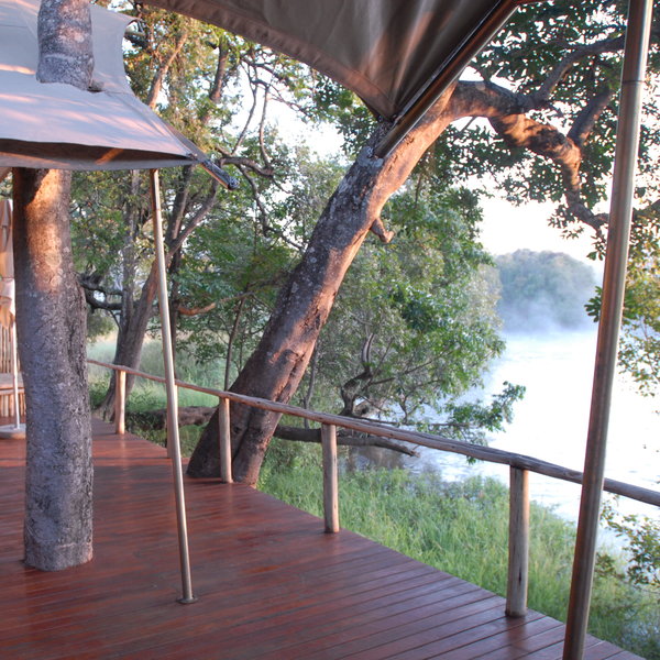 ...and there's a large deck from which to enjoy the spectacle.