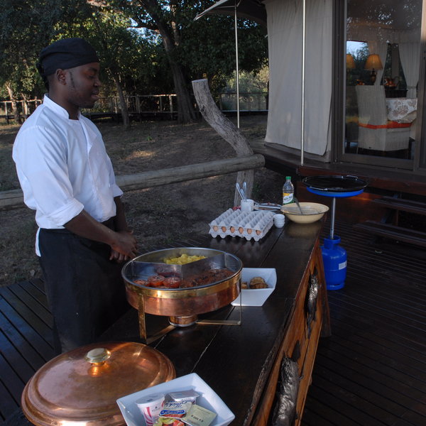 Being able to wake up to a freshly cooked breakfast...