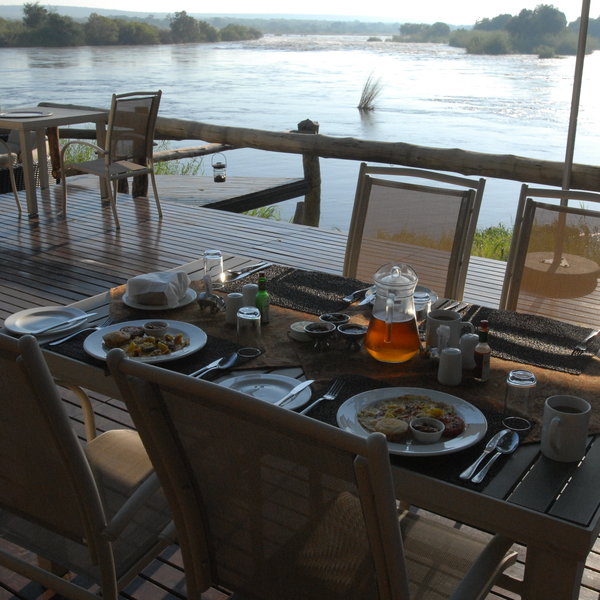 ...and then to sit and enjoy it with this view is one reason why we rate Zambezi Sands highly