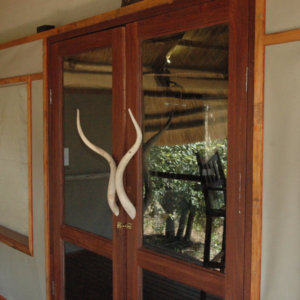 ...and then through a couple of glass doors.