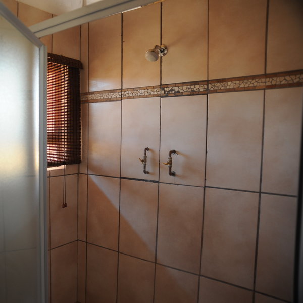 …a shower and a separate toilet.