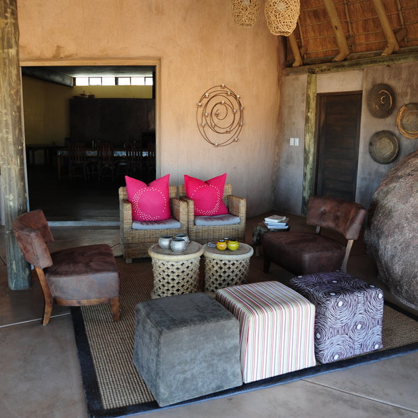 ...a number of seating areas...