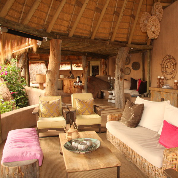...and a comfortable lounge with....