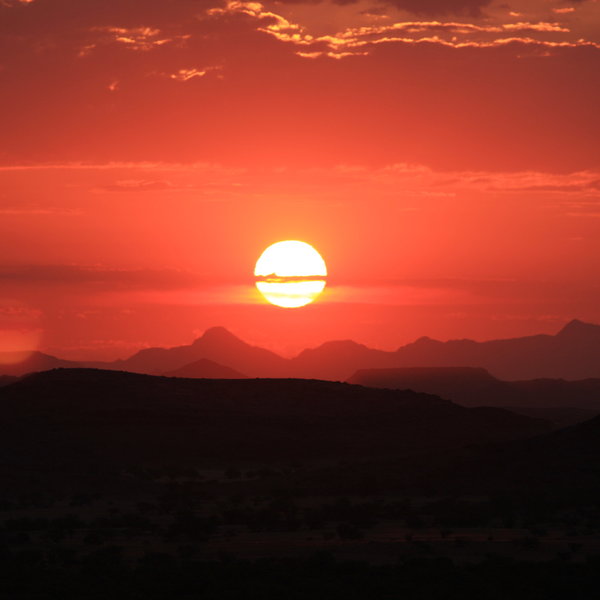 End your day with an incredible African sunset.