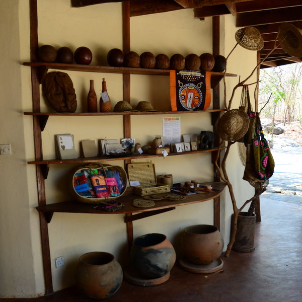 …and a small shop with hand-crafted souvenirs.