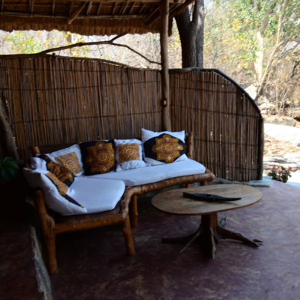 …with its own shaded seating area.