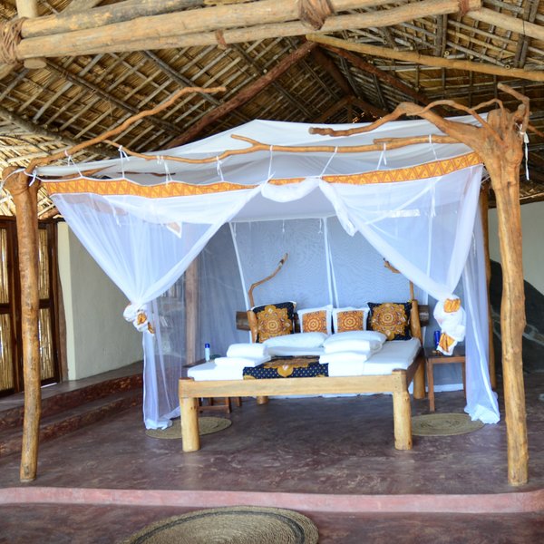 They are all built using local materials…