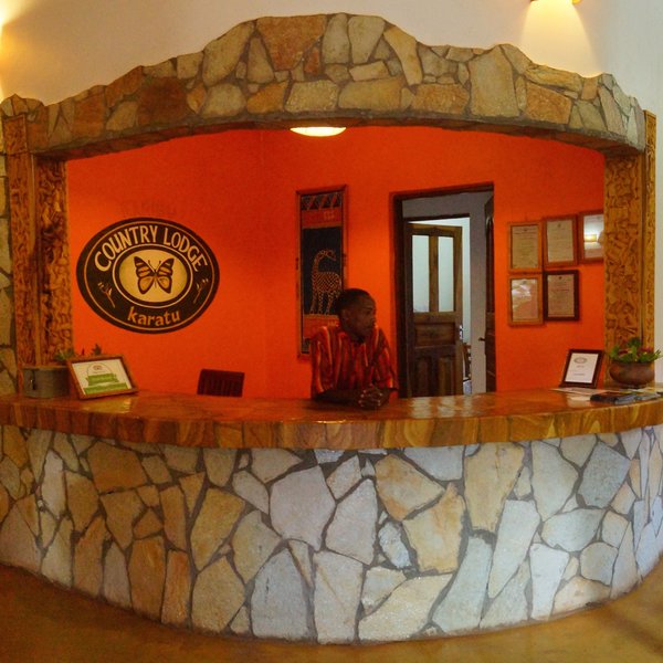 The main building has a welcoming reception with very friendly staff.