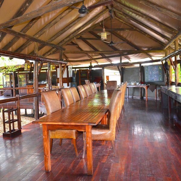 Dining is usually a sociable affair...