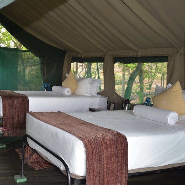 …with two cosy beds and a genuine atmosphere.