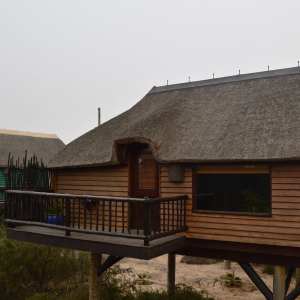 Overlooking the Swakop River, The Stiltz is situated on the edge of the small town of Swakopmund.