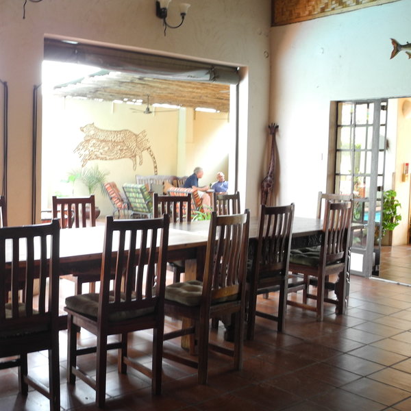 …the dining room, where meals are mainly served buffet-style…