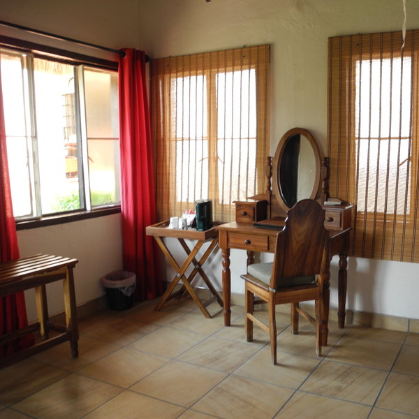 Each has a dressing table, air conditioning, safe and tea/coffee making facilities.