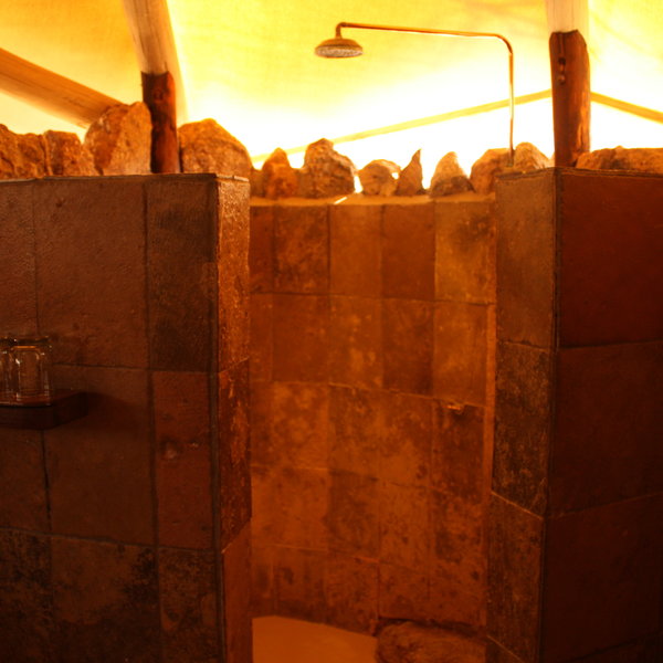 and shower.