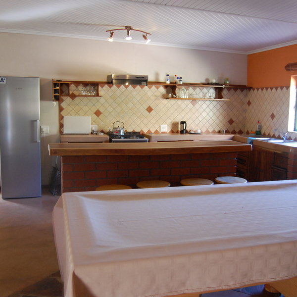 …with an open-plan kitchen…