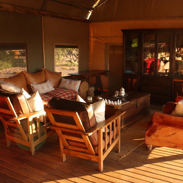 ...as well as a comfortable lounge.