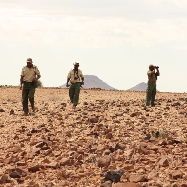 The focus here is on tracking black rhino with your guide and local trackers...