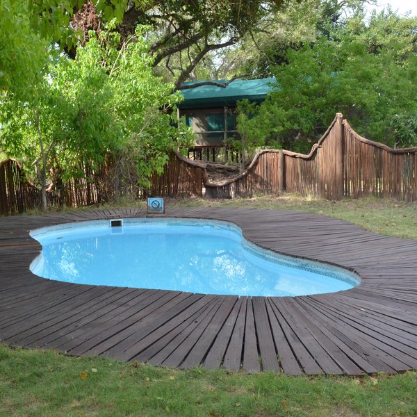 A refreshing swimming pool...