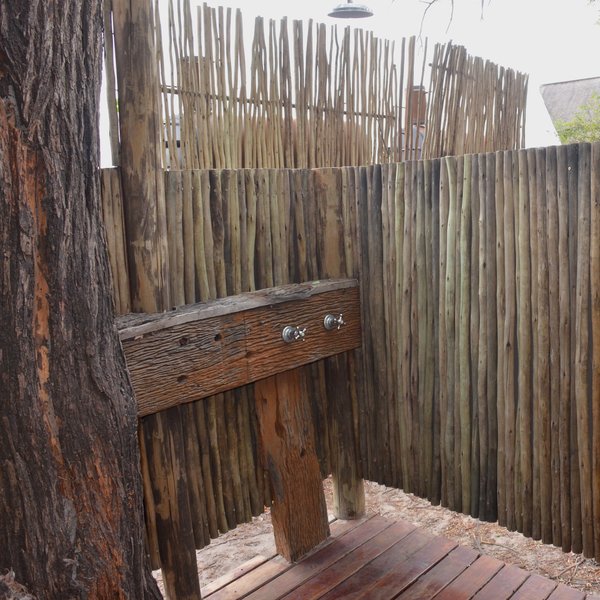 ...an outdoor shower.